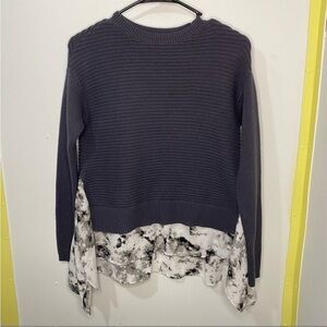 Simply Vera Vera Wang Mock Layer Sweater Small